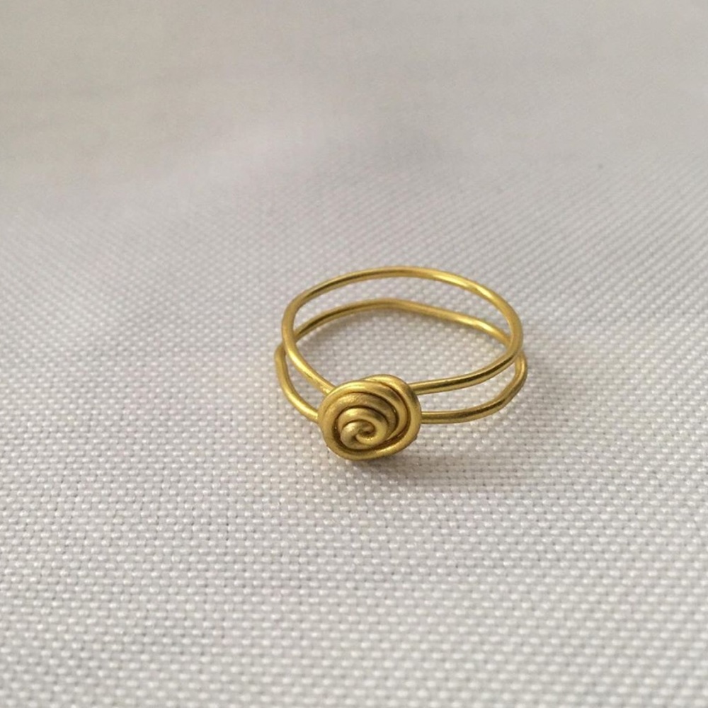 Rose wrap ring
